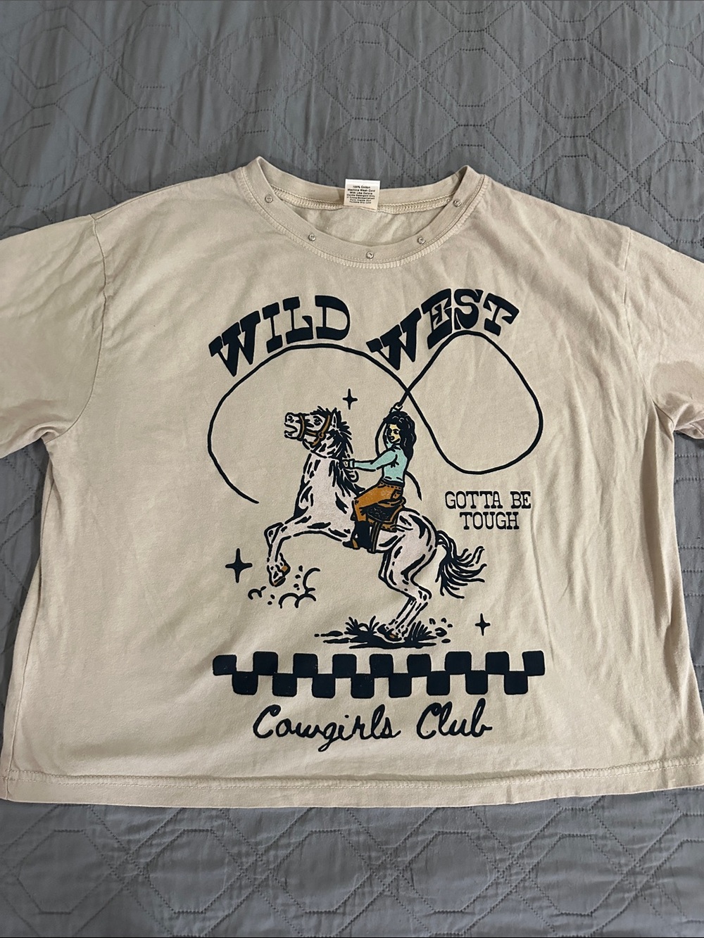 Wild West Cropped Shirt Size Medium